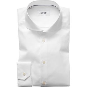 Eton overhemd dress wit super slim cut-away
