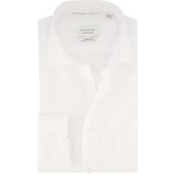 Katoenen Eterna overhemd Modern Fit wit strijkvrij