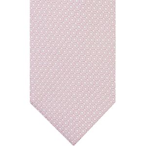 Profuomo stropdas geprint roze zijde