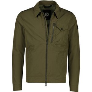 Khaki zomerjas Reset astier effen rits