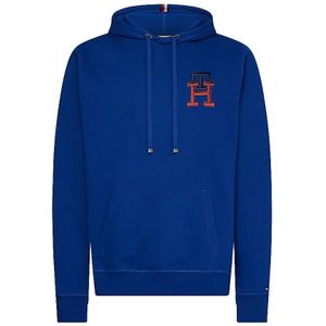 Tommy Hilfiger trui blauw geprint katoen