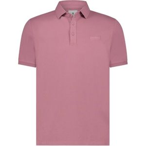 State of Art polo roze wijde fit effen stretch