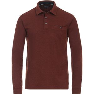 Casa Moda Polo lange mouw rood