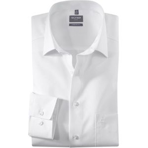 Olymp overhemd wit regular fit classic strijkvrij