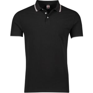 Colmar polo zwart uni katoen slim fit