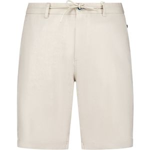 New Zealand korte broek Robson effen beige normale fit