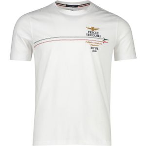 Aeronautica Militare t-shirt katoen wit met opdruk
