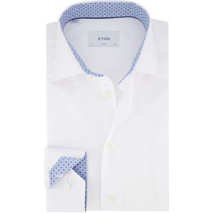 business wit overhemd Eton Classic Fit