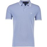 Polo Ralph Lauren polo slim fit blauw gemêleerd katoen 3 knoops