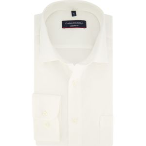 Casa Moda overhemd mouwlengte 7 modern fit wit effen