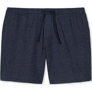 Navy Schiesser pyjamabroek kort geruit