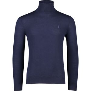 Polo Ralph Lauren coltrui donkerblauw effen merinowol