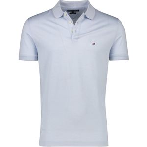 Tommy Hilfiger polo Big & Tall katoen normale fit lichtblauw effen
