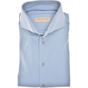 John Miller business overhemd Slim Fit effen blauw