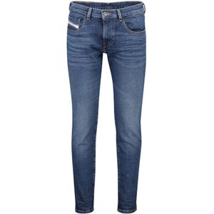 Diesel jeans blauw effen katoen D-strukt
