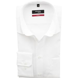 Overhemd Seidensticker wit anti kreuk