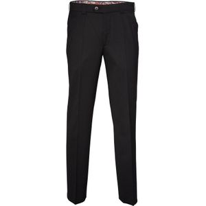 Meyer pantalon Roma wol stretch zwart