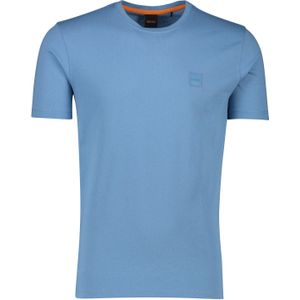 Katoenen T-shirts Boss Tales blauw normale fit