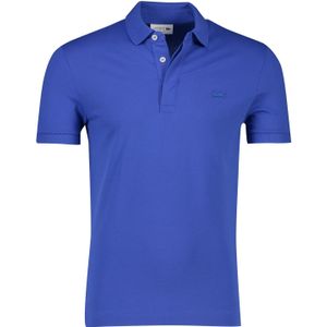 Lacoste polo blauw katoen normale fit