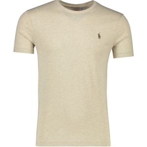 Polo Ralph Lauren t-shirt beige ronde hals normale fit 100% katoen