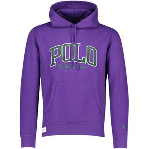 Polo Ralph Lauren sweater paars effen katoen hoodie