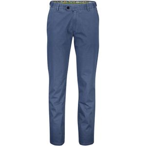 Meyer Oslo pantalon blauw perfect fit katoen