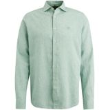 Vanguard casual overhemd effen groen normale fit