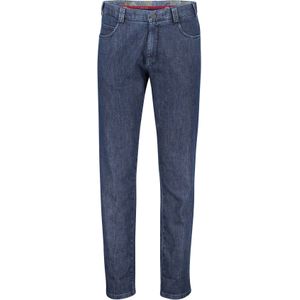 Meyer nette jeans Dubai donkerblauw effen denim