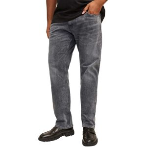 Jack&Jones Plus Size spijkerbroek denim grijs effen slim fit