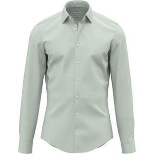 katoenen Seidensticker business overhemd normale fit groen
