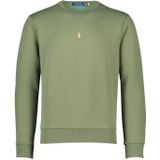 Groene Polo Ralph Lauren sweater effen katoen ronde hals