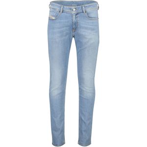 Diesel jeans Sleenker lichtblauw effen denim 5-p