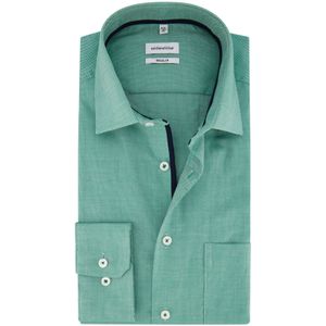 Seidensticker business overhemd Regular normale fit groen effen