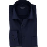 Casa Moda overhemd donkerblauw strijkvrij Comfort Fit