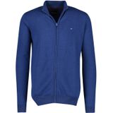 Extra lange mouwen vest Portofino blauw