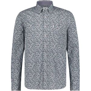 Grijs State of Art casual overhemd normale fit print