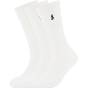 Polo Ralph Lauren - Sokken - Wit - Katoen - 3-Pack
