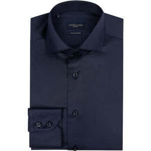 Cavallaro overhemd slim fit NOS widespread donkerblauw