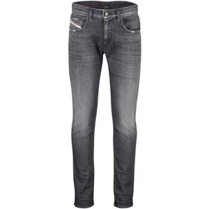 Diesel jeans grijs effen katoen D-strukt