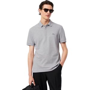 Lacoste poloshirt grijs Regular Fit