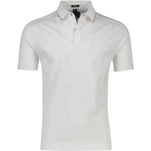 Hugo Boss x Porsche poloshirt slim fit wit effen