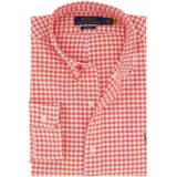 Polo Ralph Lauren casual overhemd met logo Slim Fit rood geruit katoen
