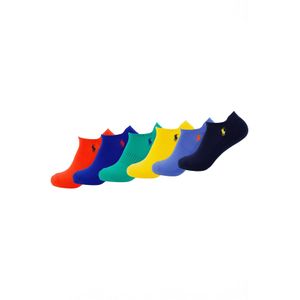 Polo Ralph Lauren sneakersokjes 6-pack multicolor polyester