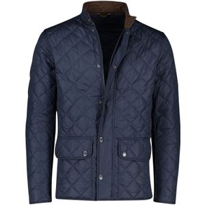 Barbour zomerjas donkerblauw effen normale fit polyester