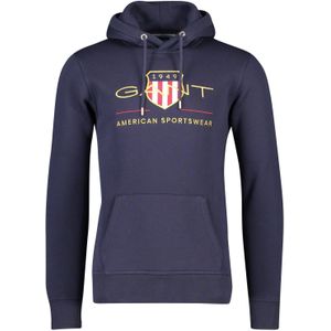 Gant hoodie donkerblauw