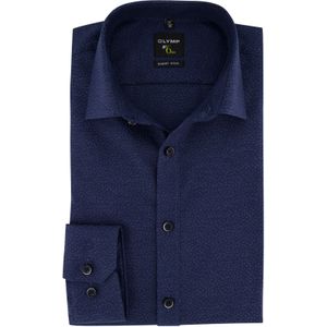 Donkerblauw shirt sleeve 7 Olymp No. 6