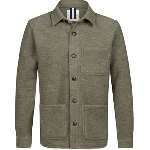 Profuomo overshirt wol groen