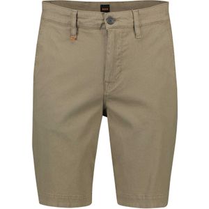 Hugo Boss Orange bermuda katoen regular fit bruin