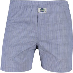 Deal boxershort geruit lichtblauw