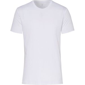 Desoto t-shirt effen katoen wit ronde hals
